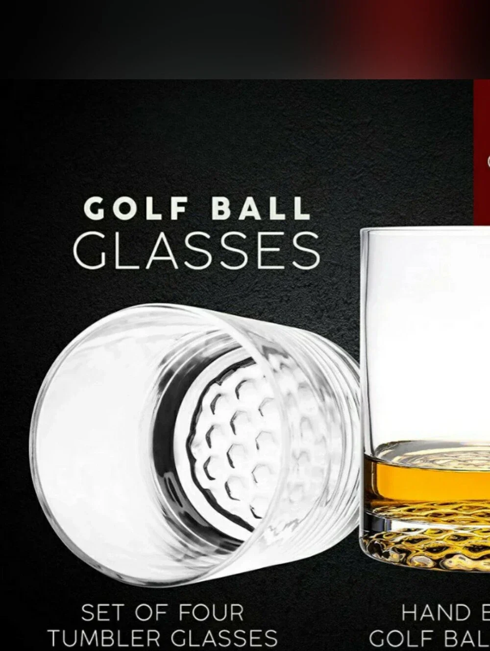 BROOKSTONE 19TH HOLE GOLF CLUB DECANTER (7) PCS SET: WISKEY GLASSES & CADDIE NEW